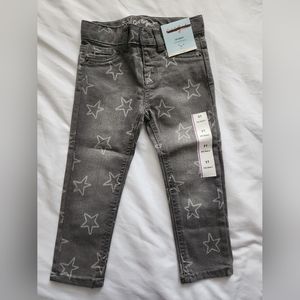 Cat & Jack Star Jean's Toddler Size 2T NWT